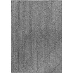 TEPPICH Outdoor IMST in Grau, im Boho-Stil, 80 x 150 cm