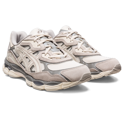 Sneaker ASICS SPORTSTYLE "GEL-NYC", Damen, Gr. 41,5, beige (cream), Synthetik, Textil, Schuhe Sneaker, Mittelsohle mit leichtem Foam und GEL Technologie-Einsätzen, Topseller