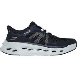 SKECHERS Herren Slipper MAX CUSHIONING GLIDE-STEP-ABERDEEN, Größe 45 1⁄2 in Schwarz Schwarz
