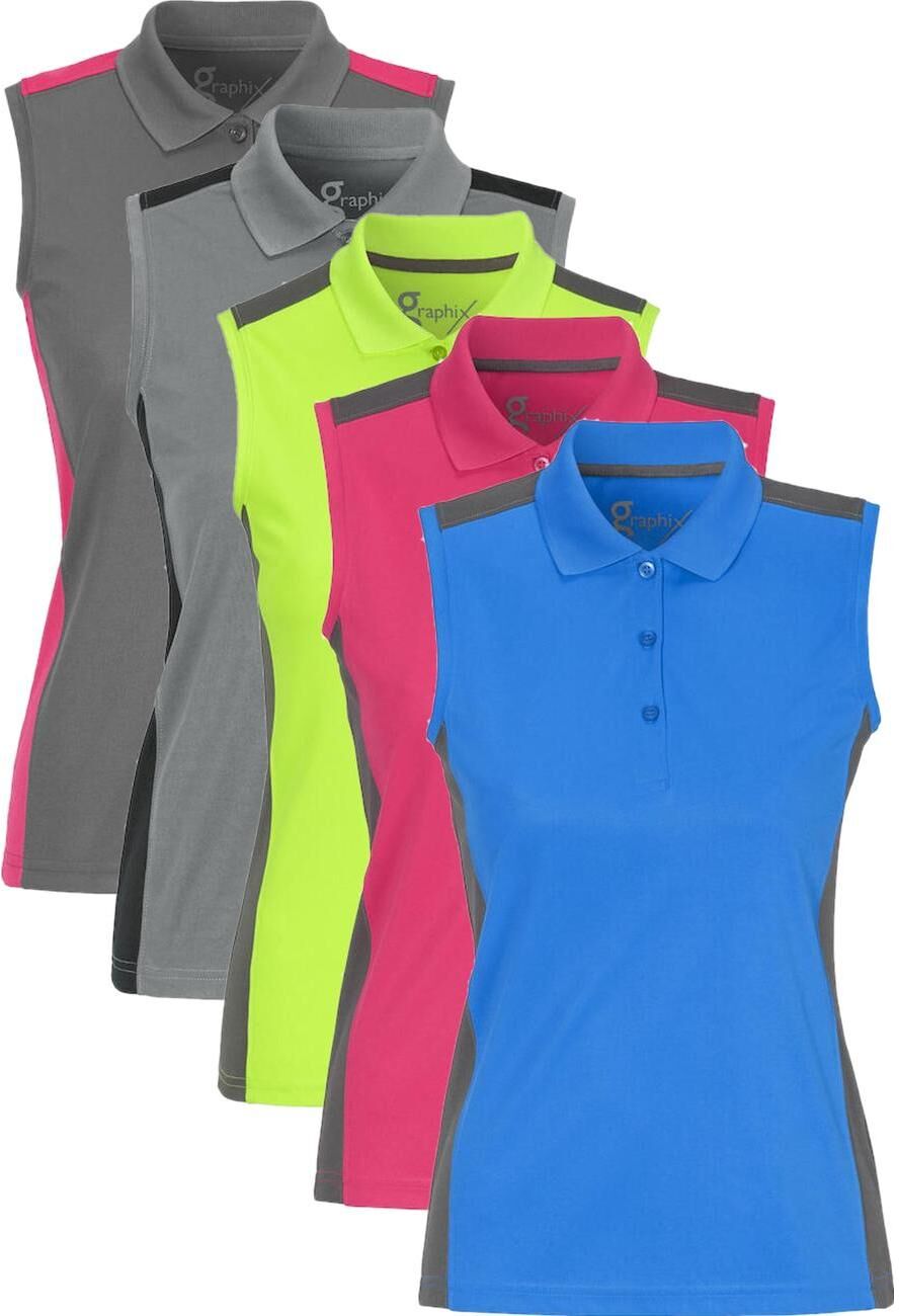 Graphix 1690006 Valencia Pique Dame Neon Pink/grey M