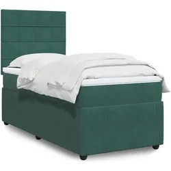 vidaXL, Boxspringbett, Erdmute (Block mit Quadraten) (90 x 200 cm)