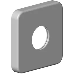 Dornbracht Rosette Ersatzteile 092796009 64 x 64 x 10 mm Schwarz matt 092796009-33