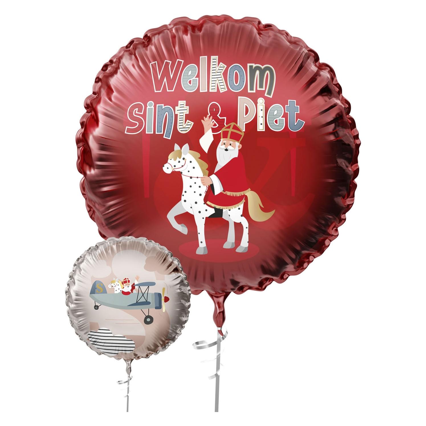 Haza Witbaard Folieballon Sint &amp Co. - 45 cm (78950515)