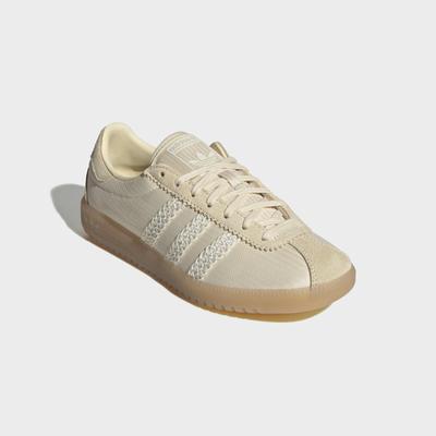 Sneaker ADIDAS ORIGINALS "ADIDAS BRMD", Damen, Gr. 40, warm vanilla, sanftes weiß, gum4, Leder, Textil, Schuhe Sneaker