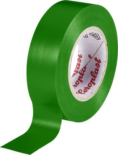 Coroplast 302 302-10-GN Isolierband Grün (L x B) 10m x 15mm