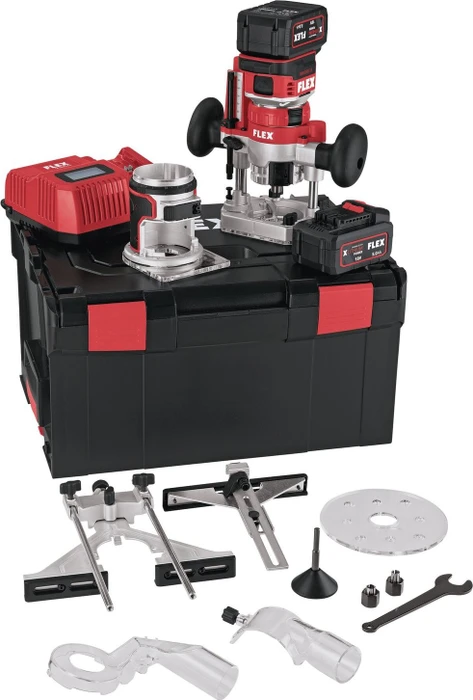Flex Flex-tools 531636 CER 18.0-EC/5.0 Set Accu Edge Router 18V 5.0Ah Li-Ion in L-Boxx (Kantenfräse, Oberfräse) (531636)