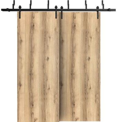 SARTODOORS Planum 0010 Walnut Wood Barn Bypass Doors