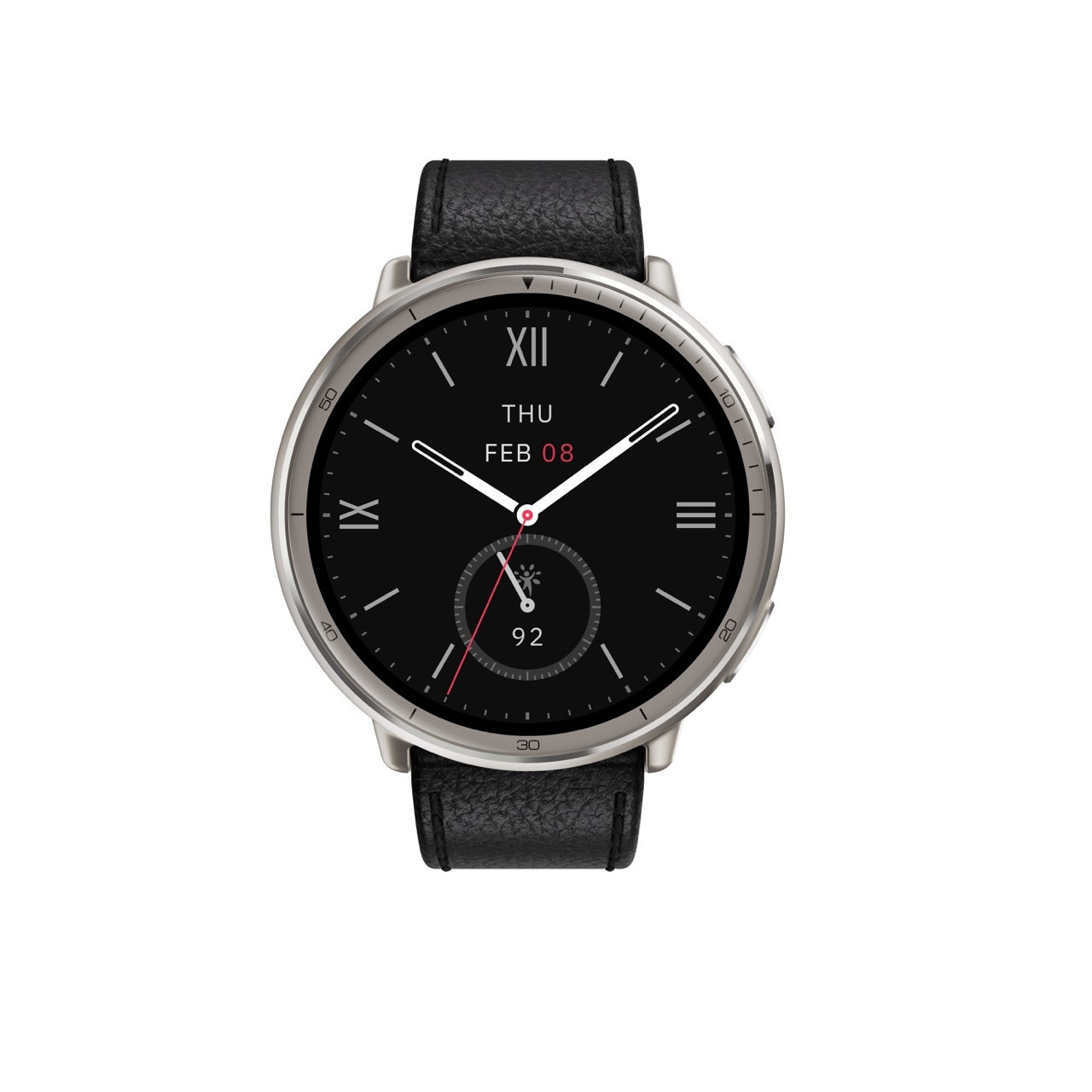 Amazfit Active 2 Smartwatch - Zwart - Leder