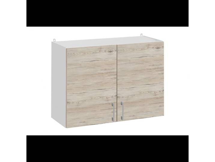 Meuble haut de cuisine Eco noyer Blanchi 2 portes L 80 cm - Cuisineandcie