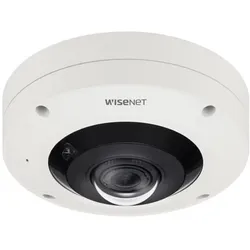 Hanwha XNF-9010RV Domkamera out.12MP PoE IR IK10 (3008 x 3008 Pixel), Netzwerkkamera, Weiss
