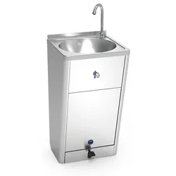 FRICOSMOS-Autonomes tragbares Waschbecken mit großer Durchflussmenge 450x450x850 mm