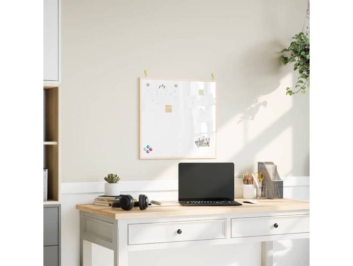 vidaXL Magnetisches Whiteboard mit Rahmen 60x55cm