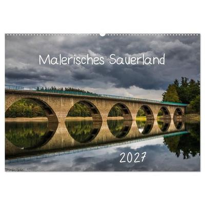 Malerisches Sauerland (Wandkalender 2027 DIN A2 quer), CALVENDO Monatskalender