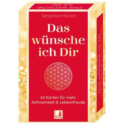 Das wünsche ich Dir | 62 Achtsamkeitskarten | Lebensweisheiten, Coaching & Empowerment | schöne Geschenkidee, Gebundene Ausgabe von Seraphine Monien,