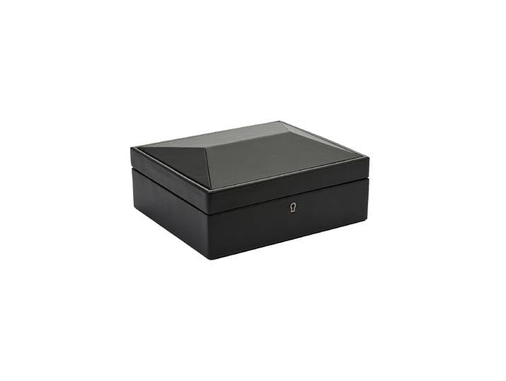Uhrenbox „British Racing“ für 8 Armbanduhren Leder Schwarz WOLF
