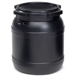 Weithalsfass WH 26, mit UV-Schutz, 26 l, schwarz, mit UN-Zulassung