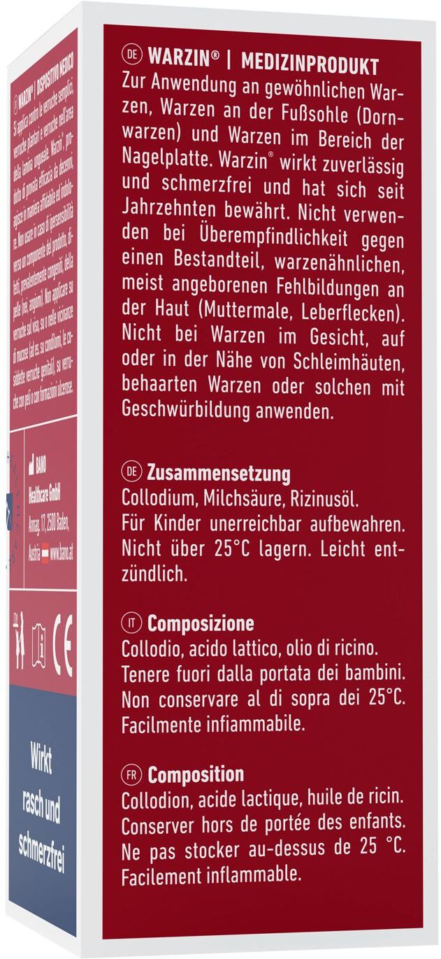 Warzin® gegen Warzen Lösung 10 ml 10 ml Lösung
