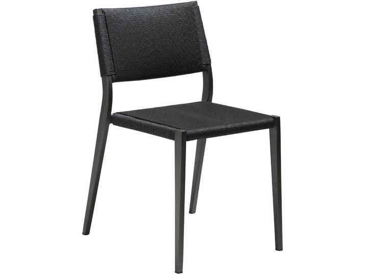 DAN-FORM Stuhl 2er-Set Loop schwarz Mischgewebe