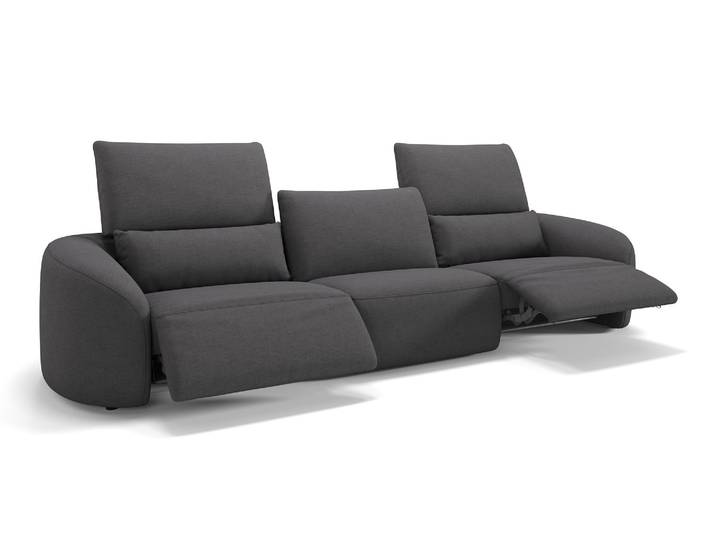 XXL Couch ST. MORITZ Stoff Megacouch Wohnlandschaft Relax Sofa