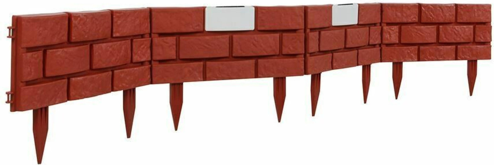 Linder Exclusiv LEX bloembedomranding met zonne-LED-verlichting, set van 4, klei