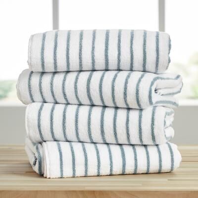 Becky Cameron 100% Cotton Ultra Soft Plush Cabana Towels