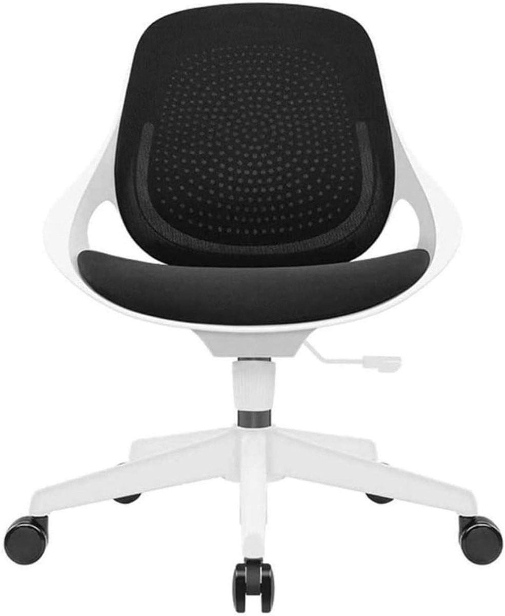 Ergonomische Bureaustoel Zwart - Comfortabele Computerstoel met 360 graden Draaifunctie