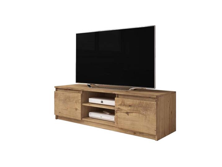 Feldmann-Wohnen Lowboard Dingo Kastanie Breslau 120 / 38 / 35,5cm, Kastanienfarben, Rechteckig, 120x35.5x38 cm, Wohnzimmer, TV Möbel, Lowboards, Lowboards stehend