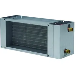 S&P Warmwasser-Heizregister IBW-355-3 ? 55,0 kW ? 4030 m3/h ? 700x400 mm ? Kanal...