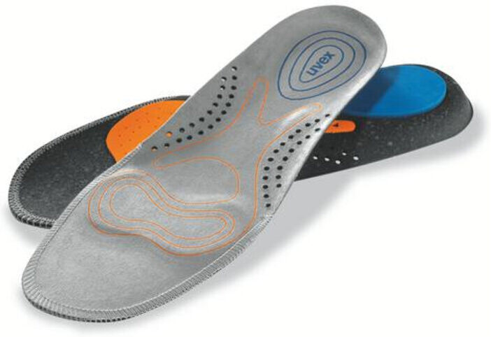 uvex Einlegesohle 95956 grau orange Weite 11 Gr. 43 (9595643)