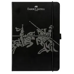 FABER-CASTELL Faber Castell Notizbuch A5 194 S kar 100g/m2 schwarz