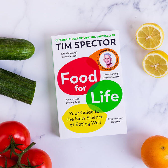 Vintage Food for Life: The New Science of Eating Well by Tim Spector - Paperback Nutrition & Gut Health Guide for Adults