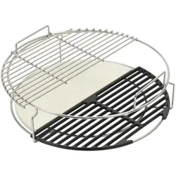 Big Green Egg, Grillrost, halber Gusseisenrost für Medium