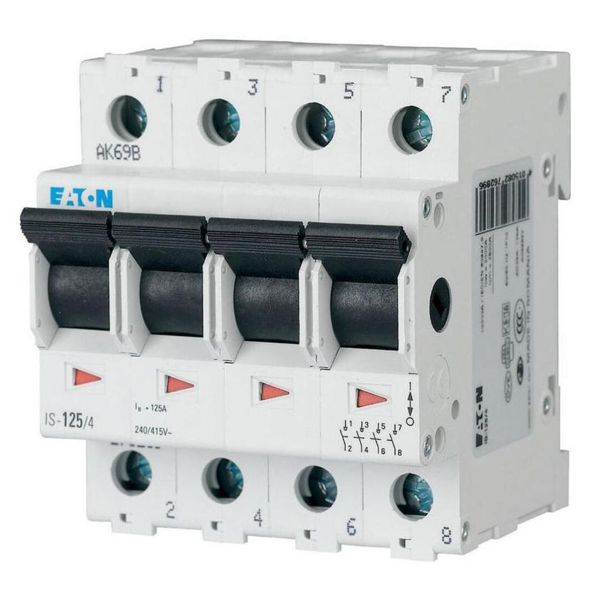 Eaton Hauptschalter Grau 4polig 125 (276289)