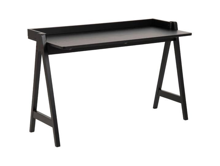AC Design Furniture Schreibtisch AC Design Schwarz B 126 T 51 cm - Material: Holzwerkstoff - Schreibtisch