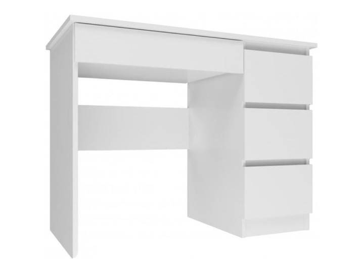 MESO - Bureau droit style moderne bureau/chambre d'ado - 98x51x76 cm - 4 tiroirs