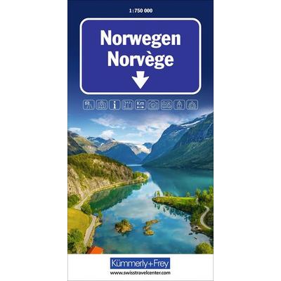 Kümmerly+Frey Strassenkarte Norwegen 1:750.000, Sonstige von , Kümmerly+Frey, 978-3-259-01830-9