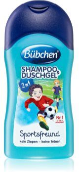 Bübchen Kids Shampoo & Shower II champô e gel de duche 2 em 1 kit de viagem Sport´n Fun 50 ml. Kids Shampoo & Shower II