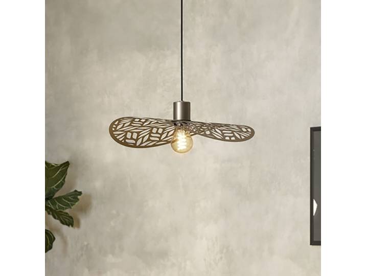 Suspension Ø 40cm Marron acier thermolaqué E27