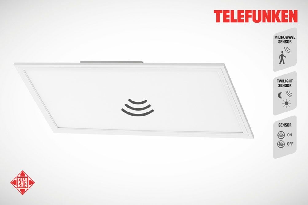 TELEFUNKEN LED Panel "KAMA", weiß (weiß, neutral), Leuchten, LED Panel