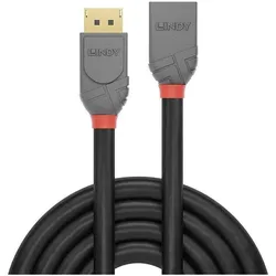 Lindy DisplayPort — DisplayPort (3 m), Videokabel, Schwarz