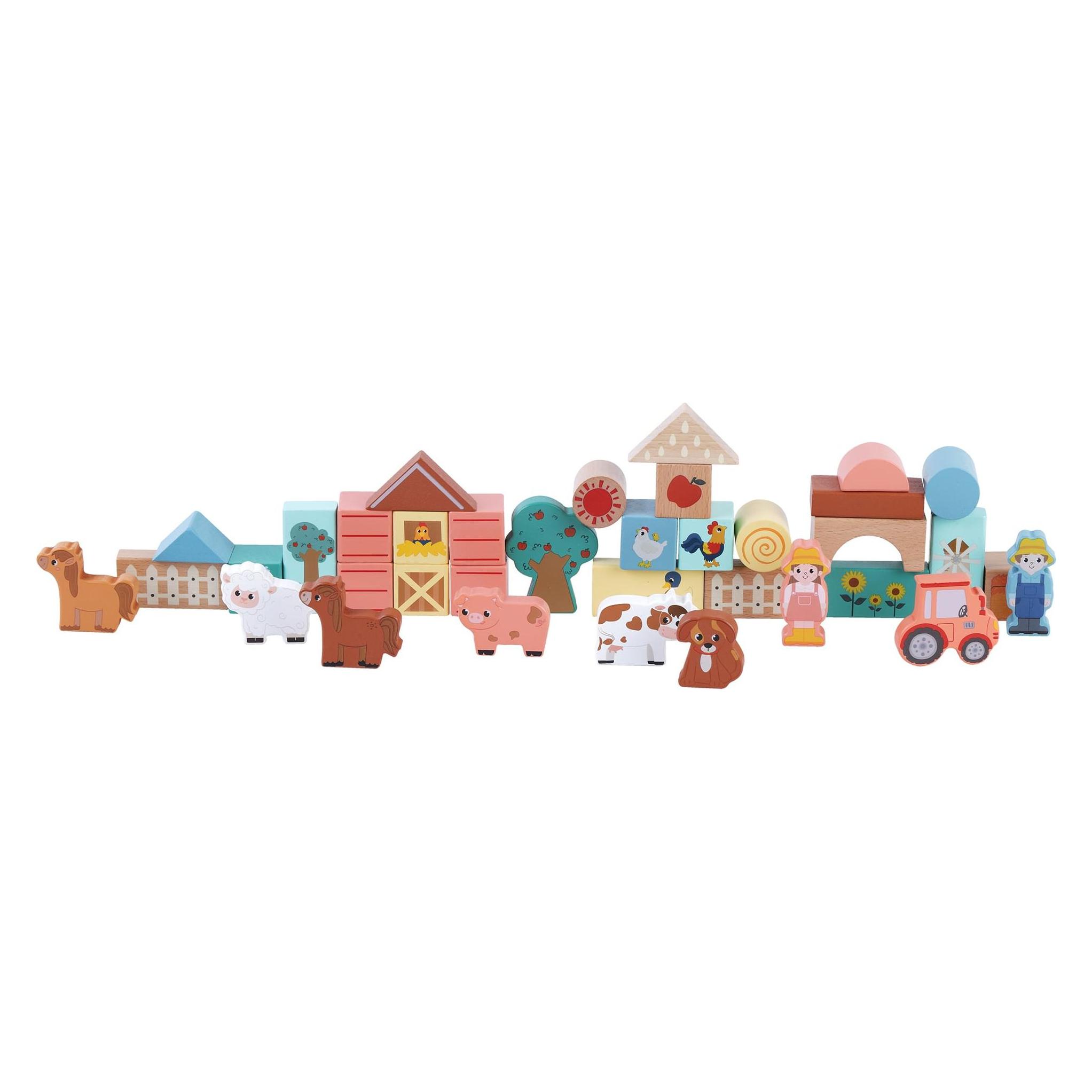 Kinder and Kids - Building Blocks, Farm (36 pcs.) K50560 (K50560)