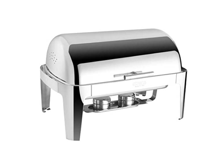 Olympia Madrid Lot de 2 brûleurs en acier inoxydable 18/8 445 x 675 x 530 mm