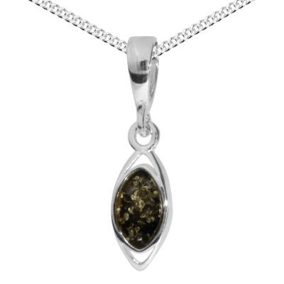 Kette mit Anhänger OSTSEE-SCHMUCK "Ostsee-Schmuck Kette mit Anhänger Telia Kette mit Anhänger Telia" Gr. 45, silber, Halsketten, Damen, 45cm, Silber 925 (Sterlingsilber), L: 42