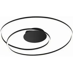 LED-Deckenleuchte Holy Schwarz max. 39 Watt Deckenlampe