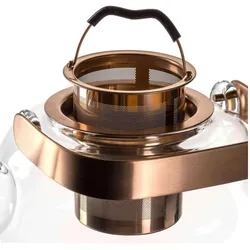 Leonardo, Teekanne, Tè Per Te Teekanne mit Metallhenkel + Stövchen (1.20 l)
