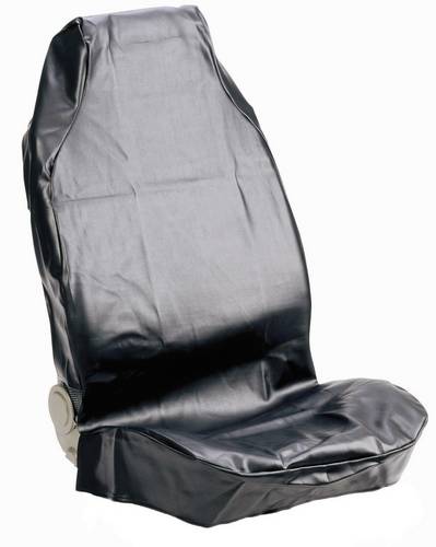 IWH 074010 Sitzbezug 1 Stück Kunstleder Schwarz Fahrersitz