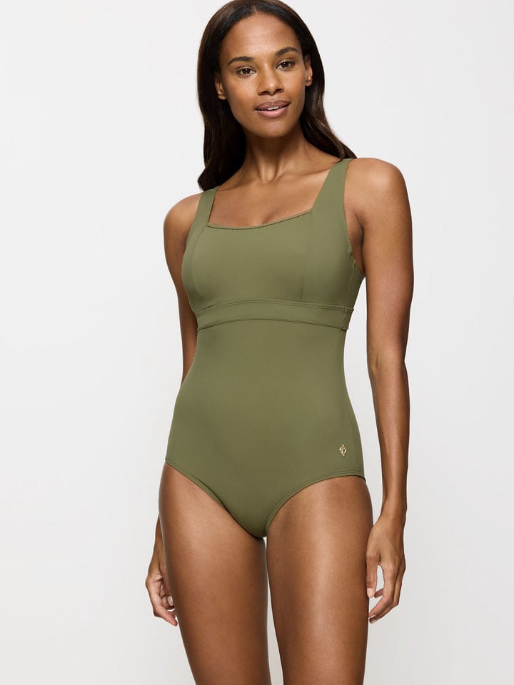 Triumph Badeanzug "Summer Twist" in Khaki - 46D-Cup