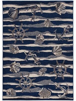 Domani Luxe Nautical Outdoor Area Rug
