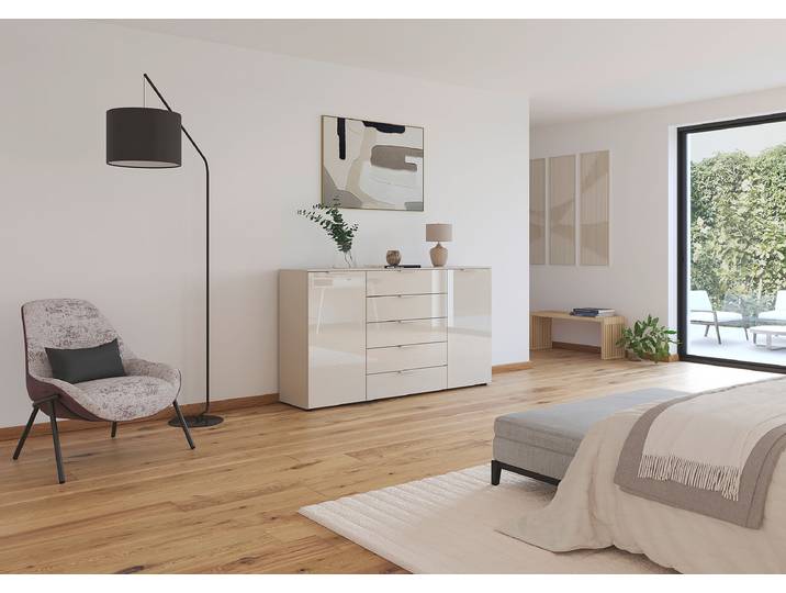 Sideboard Flipp Glas Typ A 180cm Beige/Champagner