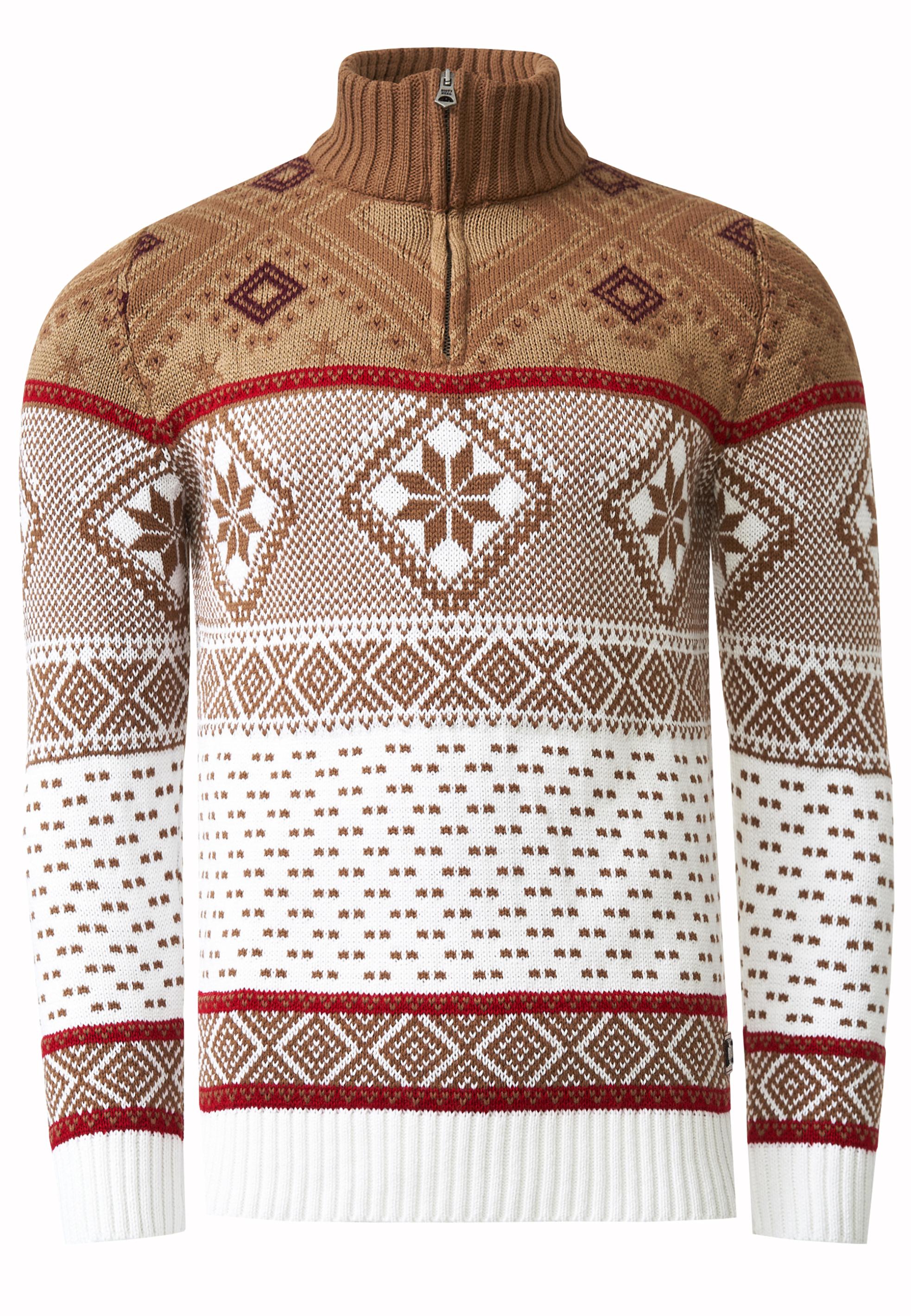 Rusty Neal Norwegischer Pullover Beige